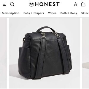 Honest Company Diaper Bag- Vegan Leather